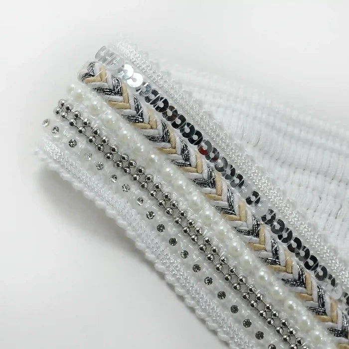 Chevron Glow Sequin Lace