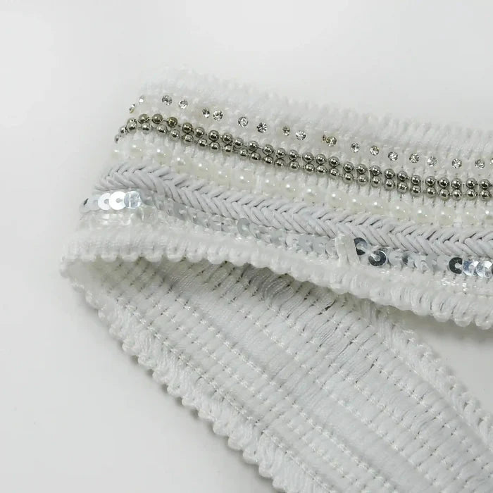 Chevron Glow Sequin Lace