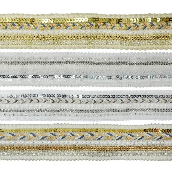 Chevron Glow Sequin Lace
