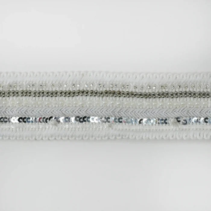 Chevron Glow Sequin Lace