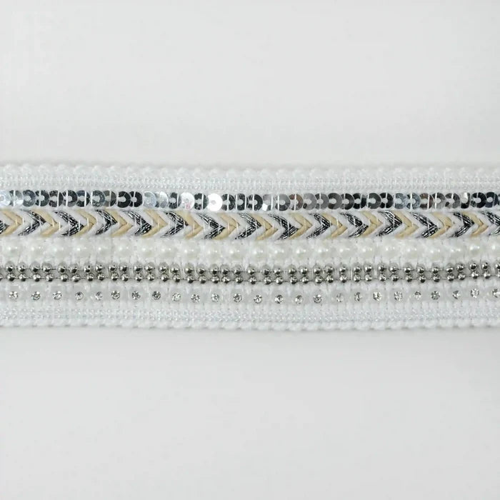Chevron Glow Sequin Lace