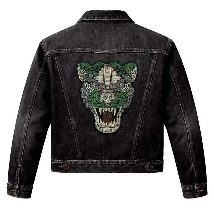 Chichen Itza Jaguar Head Patch