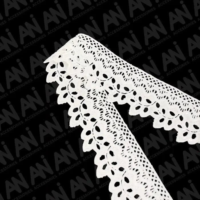 Chris Cross Leaves Style Sequins Lace | 2 Meter