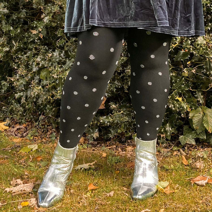 Christmas Tights - Polka Bear