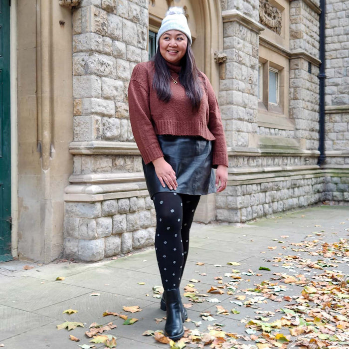 Christmas Tights - Polka Bear