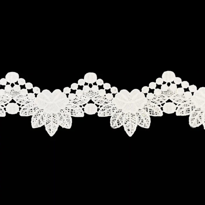 Classic Alencon Style GPO Sequins Lace |  2 Meter