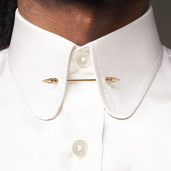 Classic Bar Metal Brooch | 70mm x 77mm