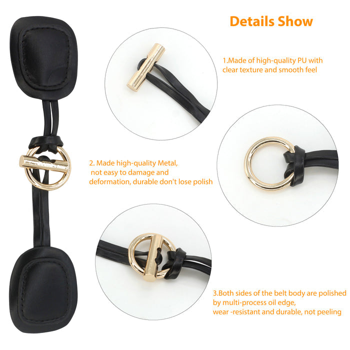 Classic Elegance Toggle Buckle | 2 Pair