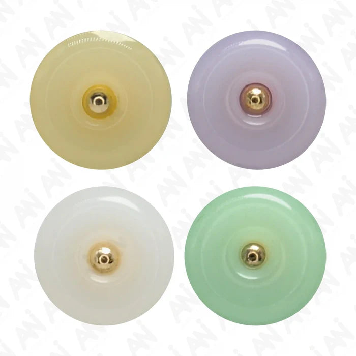 Classic Round Resin Shank Buttons | 12mm