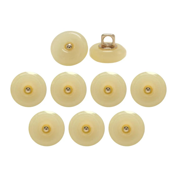 Classic Round Resin Shank Buttons | 12mm