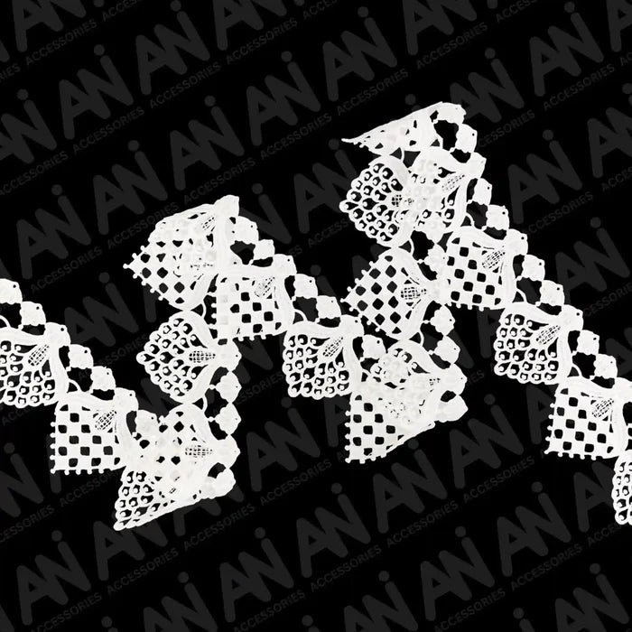 Cluny Jhallar Design Sequence Lace | 2 Meter