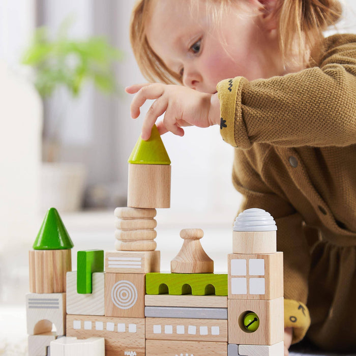 Coburg 28 Piece Wooden Building Blocks - Babies in Bloom