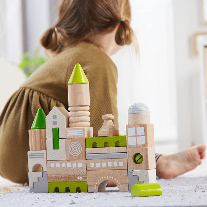 Coburg 28 Piece Wooden Building Blocks - Babies in Bloom