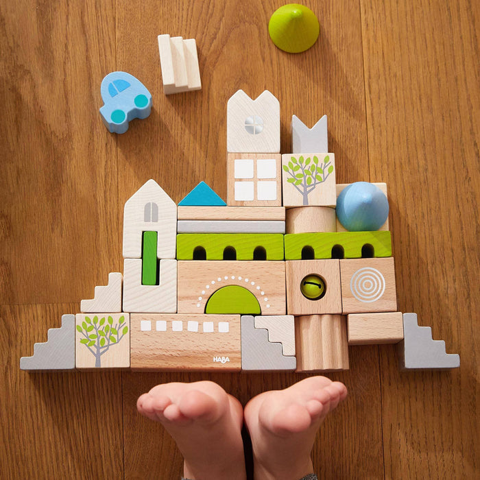 Coburg 28 Piece Wooden Building Blocks - Babies in Bloom
