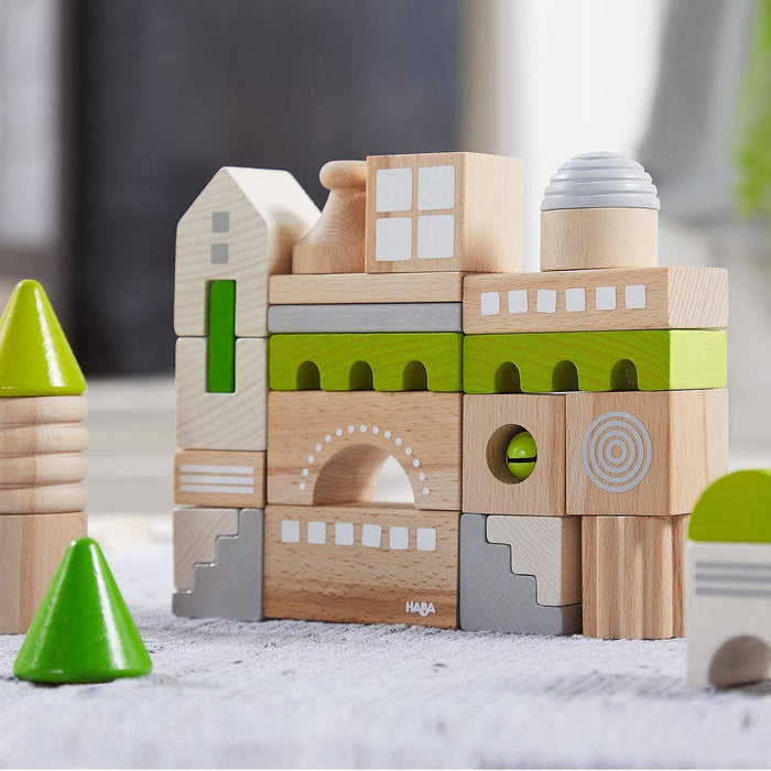 Coburg 28 Piece Wooden Building Blocks - Babies in Bloom