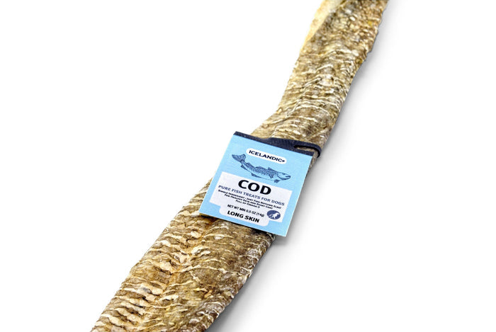 Cod Long Skins Dog Chews (20 Skin Count)