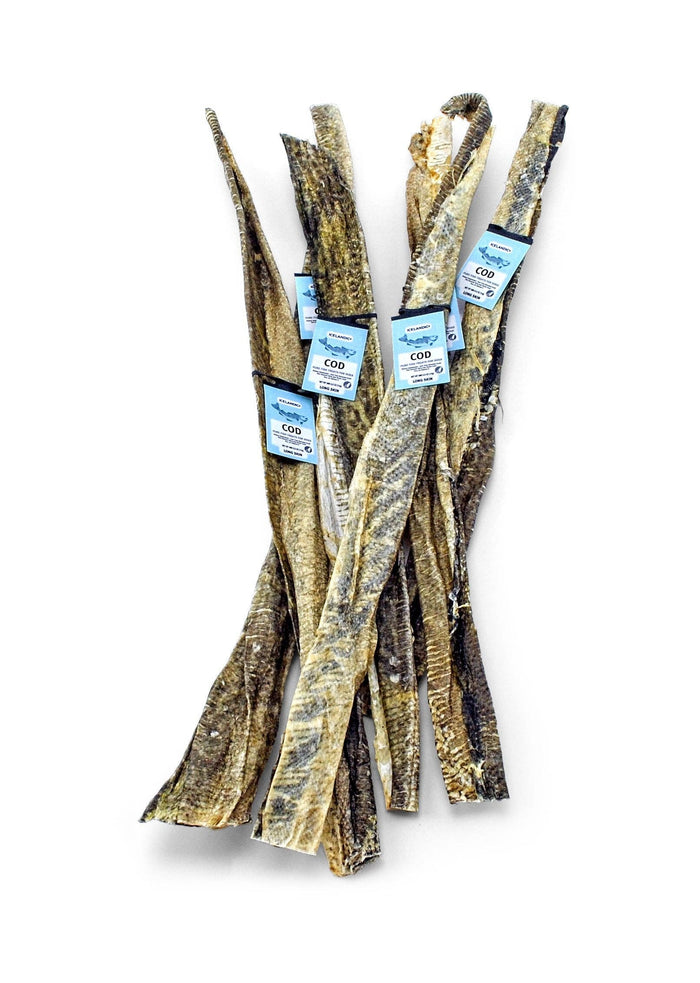 Cod Long Skins Dog Chews (20 Skin Count)