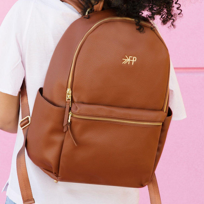 Cognac Classic City Backpack II - Babies in Bloom