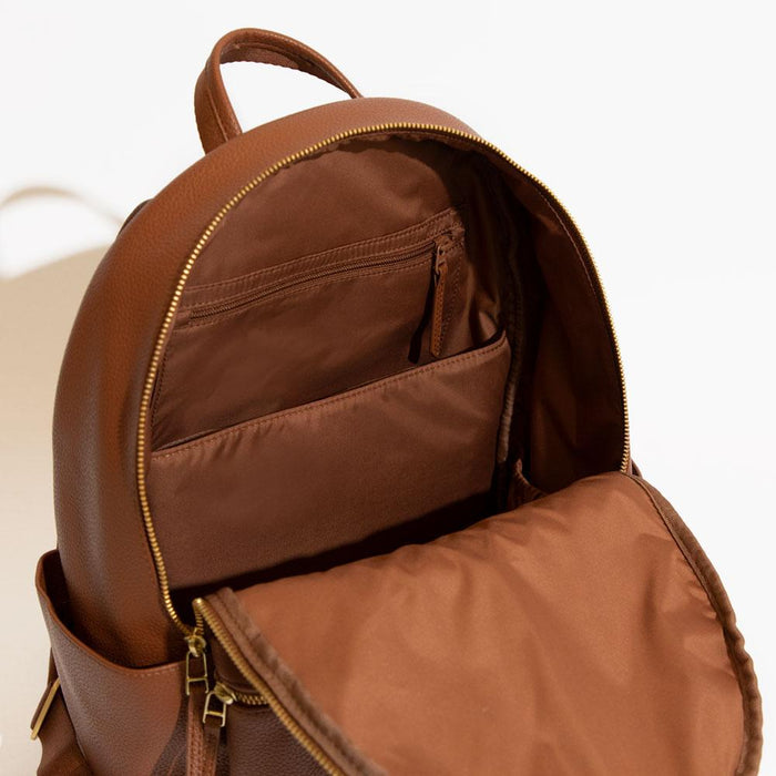 Cognac Classic City Backpack II - Babies in Bloom
