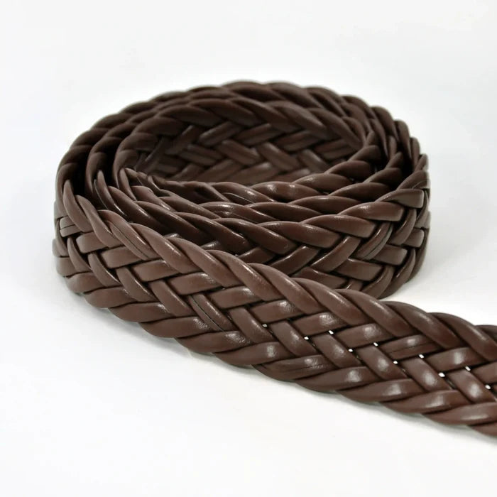 Coiled Braided Leather Lace