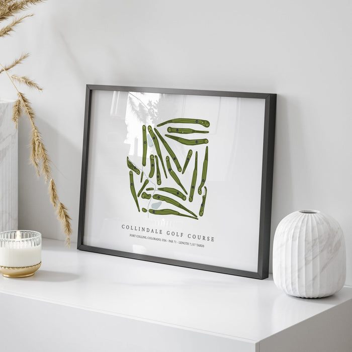Collindale Golf Course | Golf Course Map | On Table