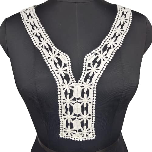 Combo Floral Embroidery Necklines