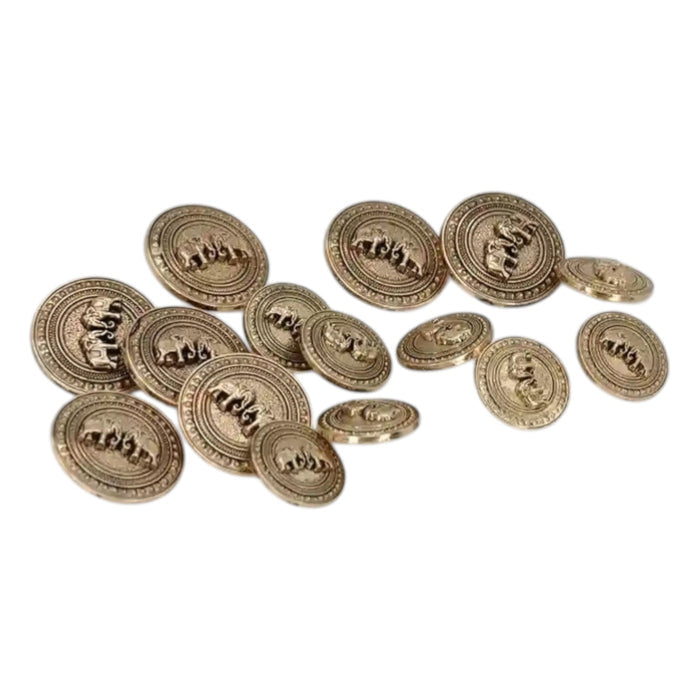 Antique gold / 23mm(36L) / 50 Buttons
