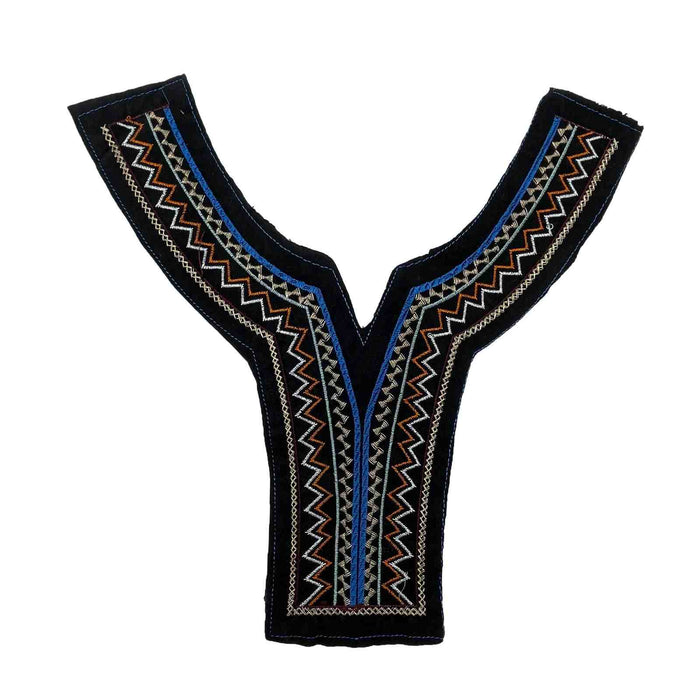 Stylish contrast multicolor ethnic neckline by Ani Accessories showcasing detailed embroidery for party wear dresses