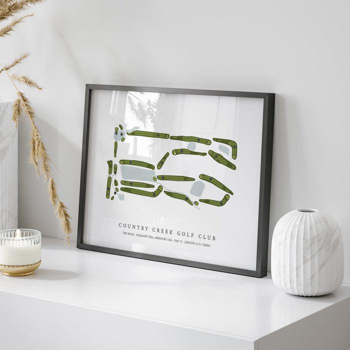 Country Creek Golf Club - The Rock | Golf Course Map | On Table
