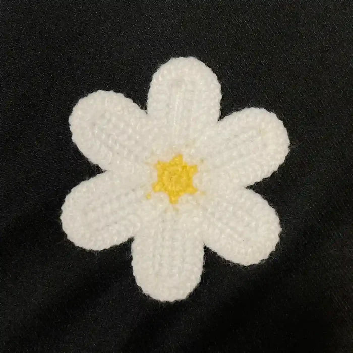 Crochet Sew Daisy Patch | 3pc