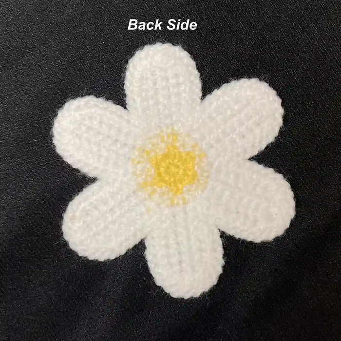 Crochet Sew Daisy Patch | 3pc