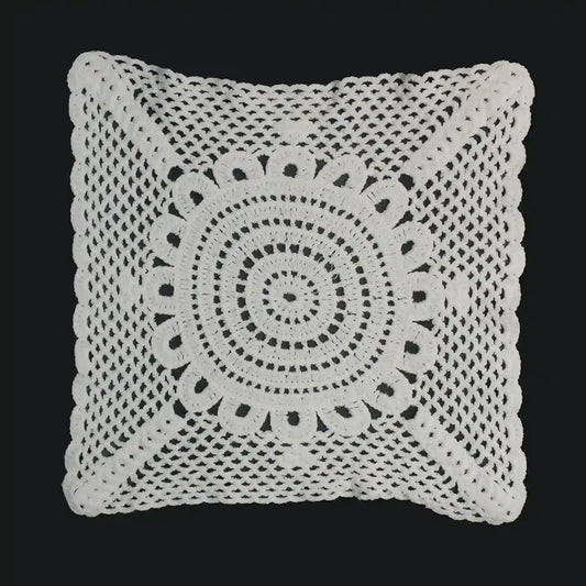 Crochet Square Cotton Sew Doily Patch