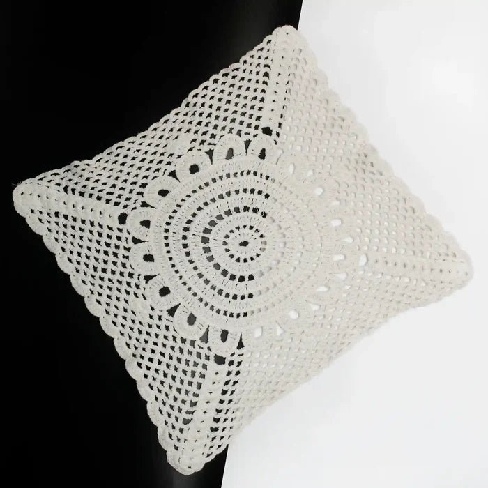 Crochet Square Cotton Sew Doily Patch