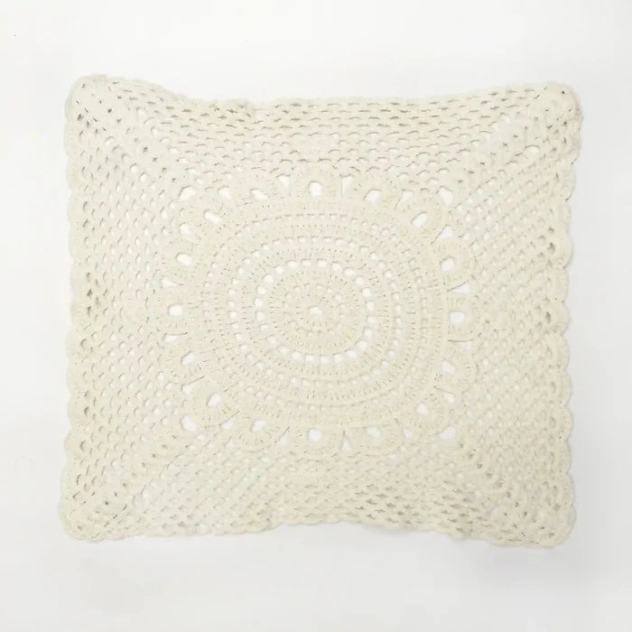 Crochet Square Cotton Sew Doily Patch