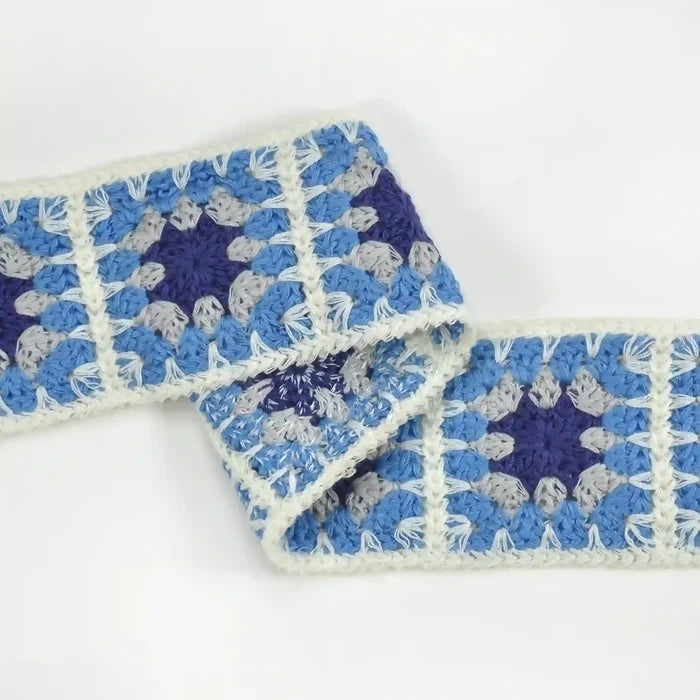 Crochet Square Ribbon Lace