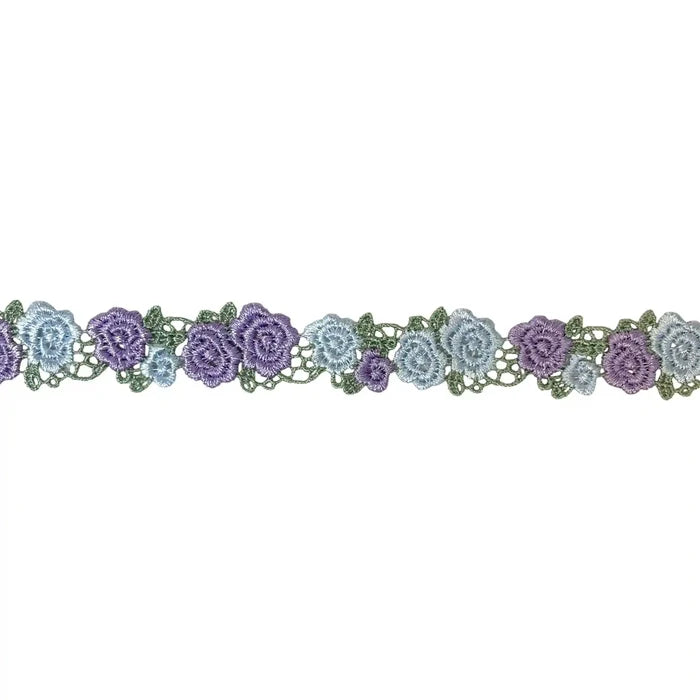 Crochet Style Floral Ribbon
