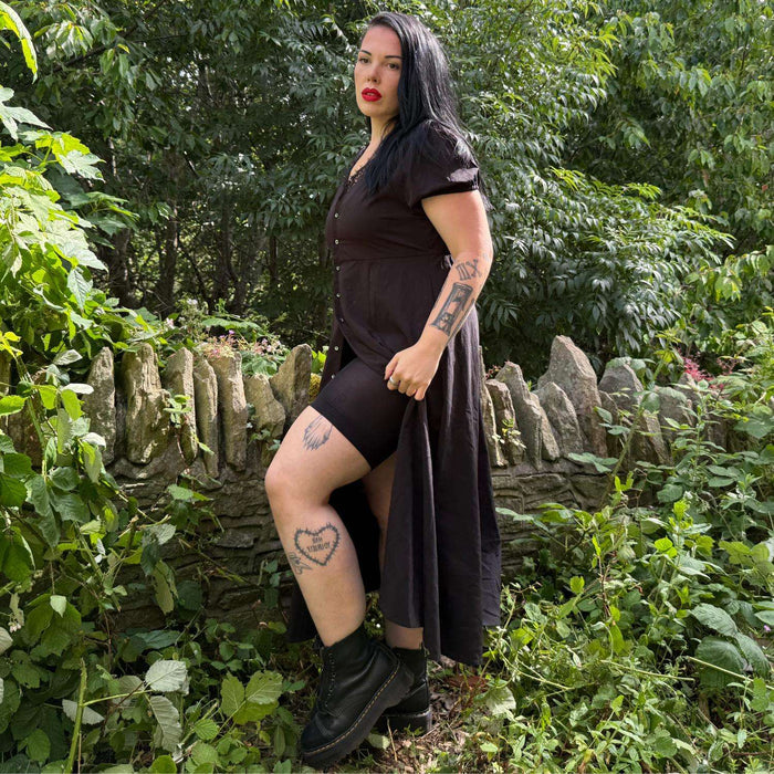 Crotchless Stay Cool Chub Rub Shorts - Black