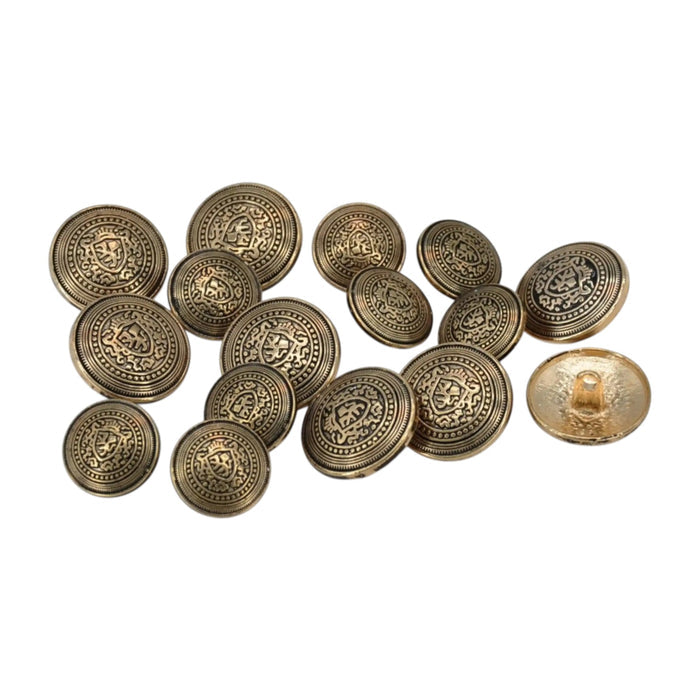 Gold / 23mm(36L) / 50 Buttons