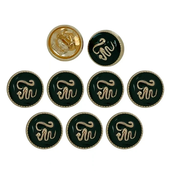 Gold Black / 10mm(17L) / 7 Buttons