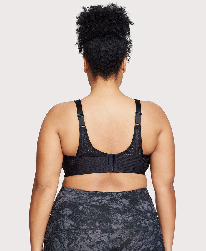 Custom Control Sports Bra Black