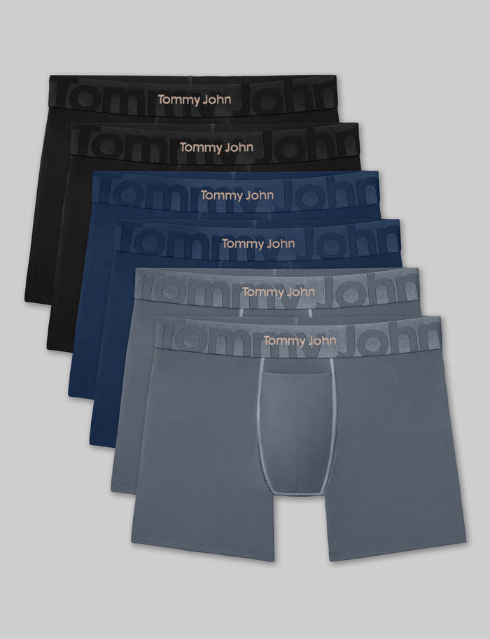 Customized Flex Trunk 4" (6-Pack)::Black/Dress Blues/Turbulence