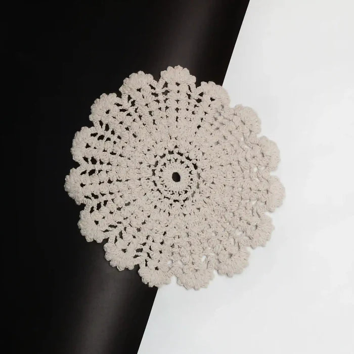 Cut Work Floral Style Crochet Cotton Sew Patch