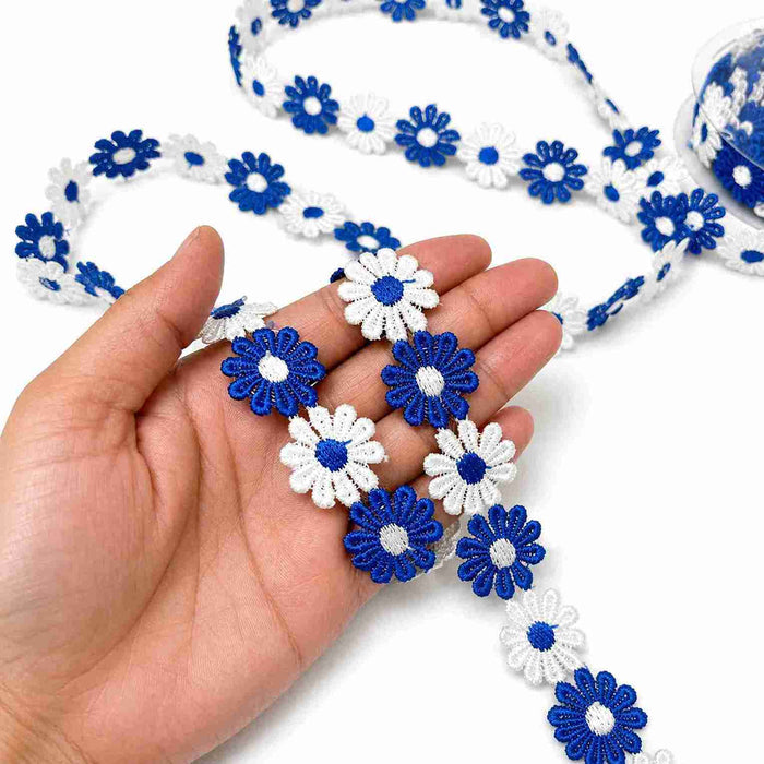 Daisy Chain Embroidery Lace Trim