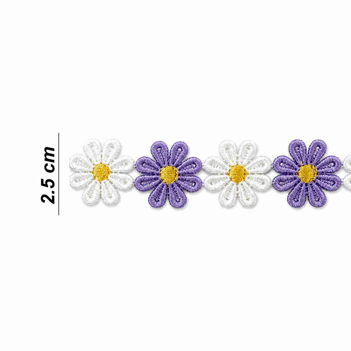 Daisy Chain Embroidery Trim