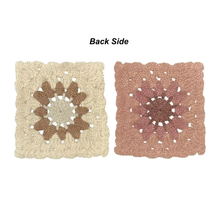 Daisy Granny Square Patch | 2 Piece