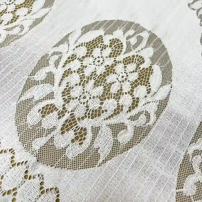 Ani Accessories floral damask medallion French lace dyeable fabric 58 inch for gowns and fashion use