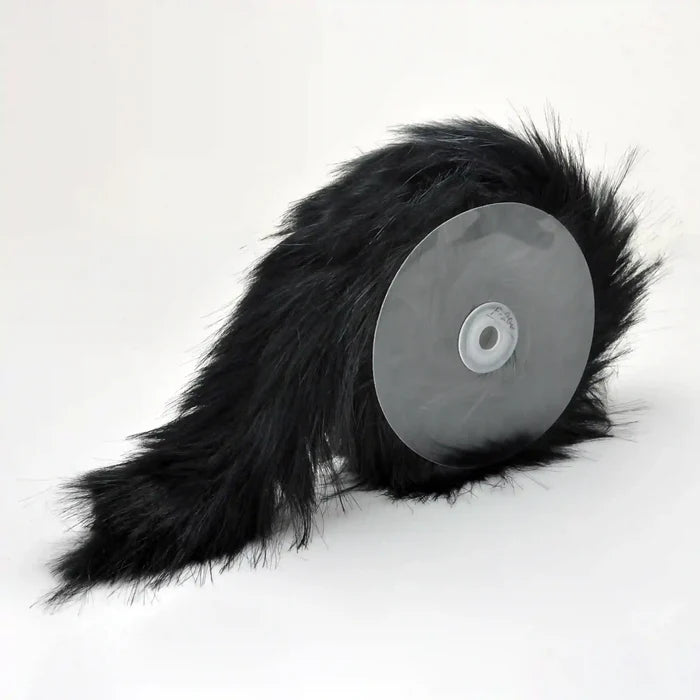 Dark Black Fur Lace