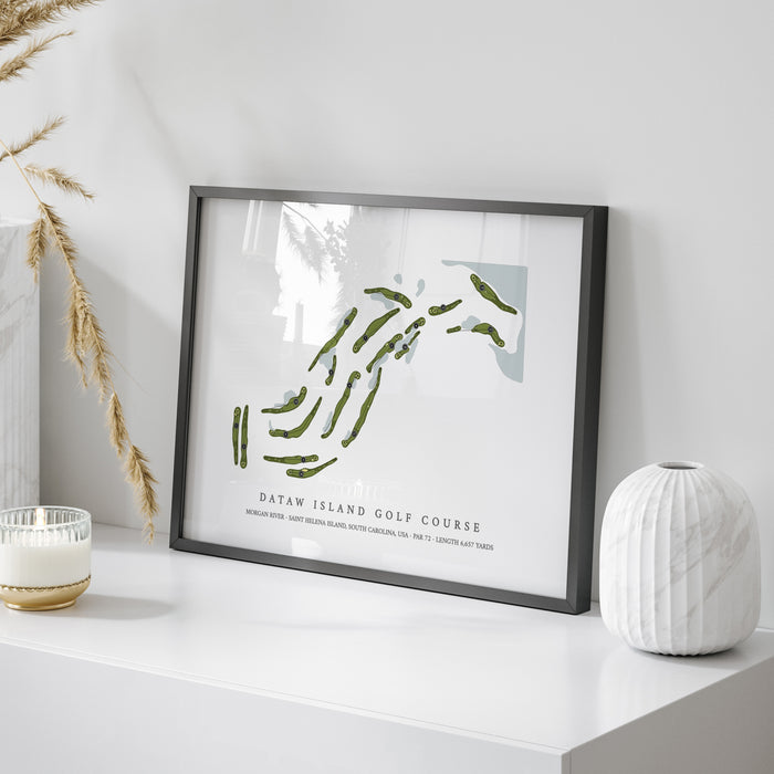 Dataw Island Golf Course - Morgan River | Golf Course Map | On Table