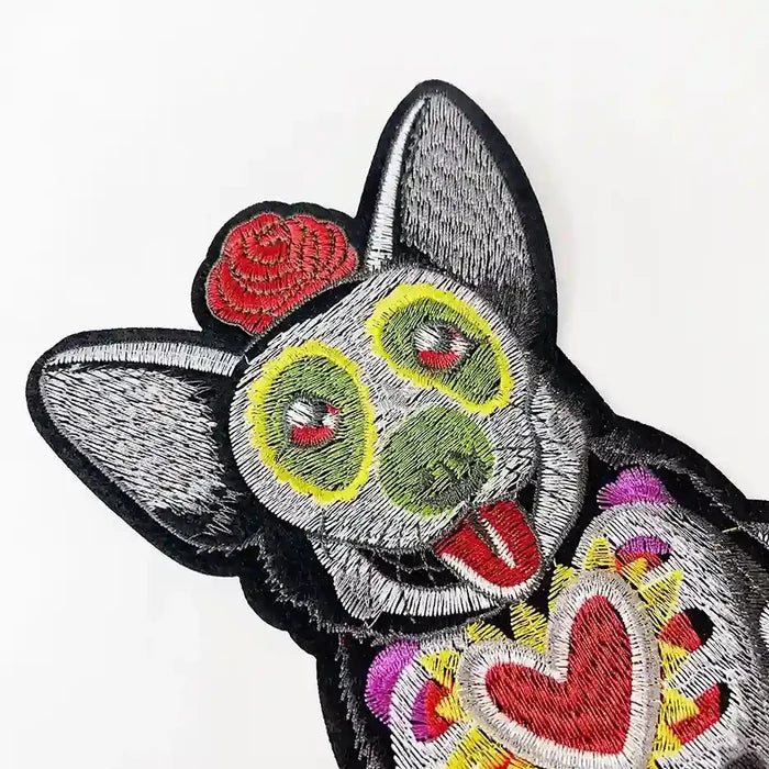 Day of the Dead Corgi Dog Patch | SKU_P-1