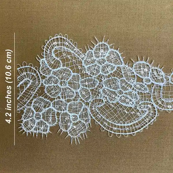 Decorative Floral Lace | Width 10.6cm (4.2 inches) 106mm | SKU-FML-14
